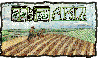 Plow, sow, reap the harvest of fruits.